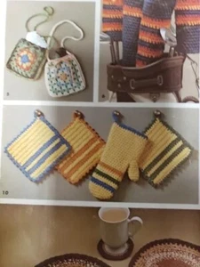 Gifts To Crochet By CM Leaflet 2626 Vintage Potholders  - Picture 1 of 16