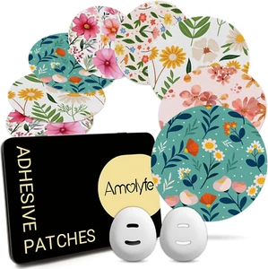Flower Dexcom G7 over Patches, 20-Pack Dexcom Stelo Adhesive Patches Waterproof - Picture 1 of 8