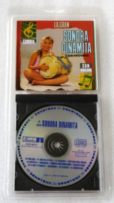 LA GRAN SONORA DINAMITA Y SUS ESTRELLAS CD 1991 SONOTONE CANADA SALSA CUMBIA - Image 1 of 4