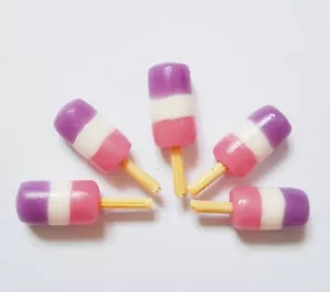50 Dollhouse Miniature Ice Cream / Lollies Doll Mini Tiny Food Sweet Candy - Picture 1 of 4