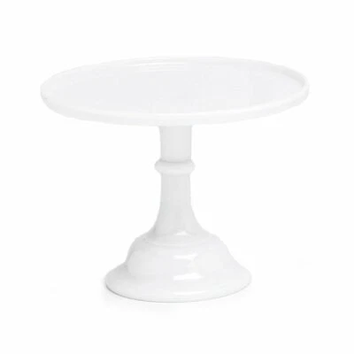 Mosser Glass 10" Cake Plate | Milk - Image 1 of 2