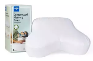 Medline Cuscino Memory Foam Compresso CPAP Solido Cool Comfort CertiPUR-US Nuovo con scatola - Foto 1 di 13