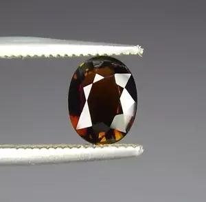 7x6mm IF Orange Andalusite Pleochroic Flash Natural Earth Mined Unheated Oval - Picture 1 of 5