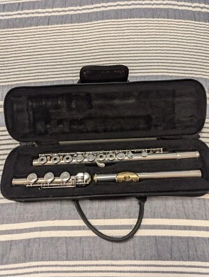 Vintage Armstrong 80 Flute - Sterling Silver Open Hole - Image 1 of 4