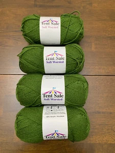 Zeltverkauf Soft Worsted #4, dunkelgrün 127058, Menge (5) - NEU! - Bild 1 von 6