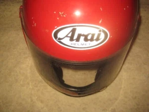 Arai Helmet Full Face Motorcycle Snowmobile Astro Snell 85 1984 Red Vintage Med - Picture 1 of 12