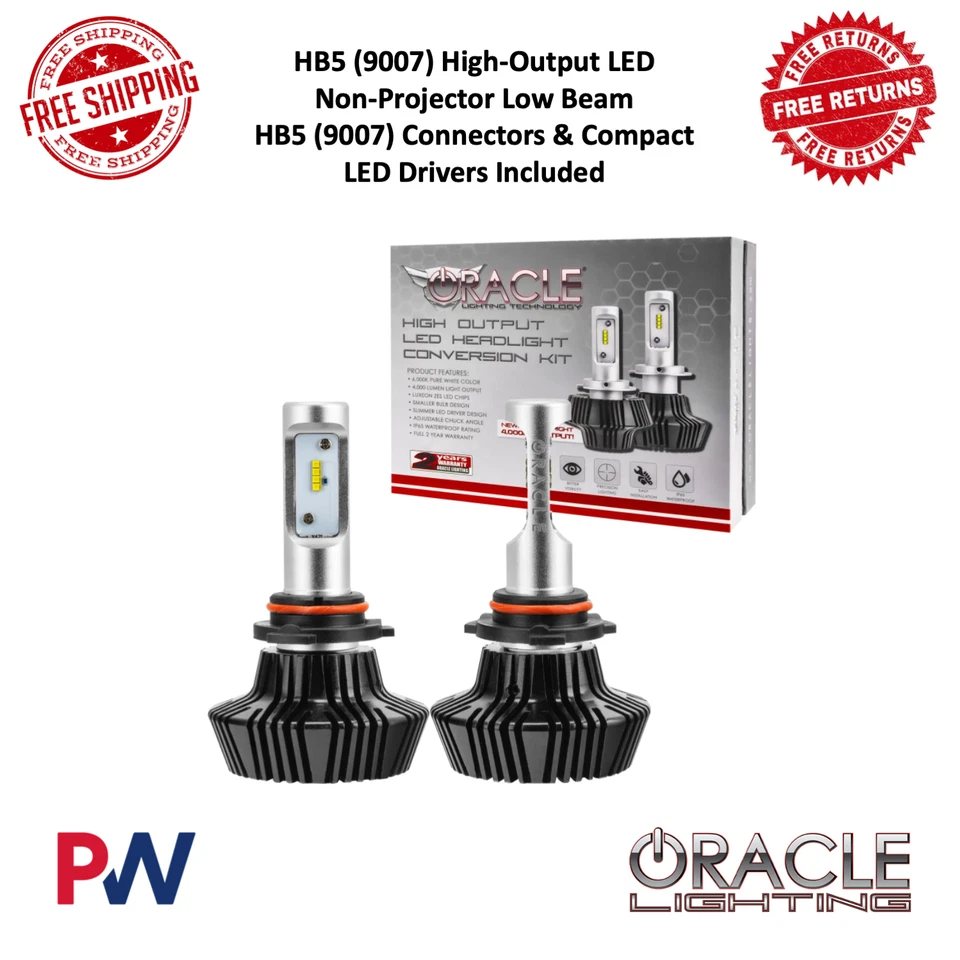 Oracle Lighting High Output LED Conversion Kit ( 9007 / HB5 ) For 94-04 Mustang - Image 1 of 4
