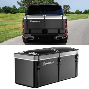 For Land Rover 20 Cubic Waterproof Hitch Mount Cargo Carrier Bag Luggage Rails - Foto 1 di 17