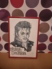 MICHAEL JACKSON FRAMED DRAWING BY MIKE TAYLOR 12"X17"