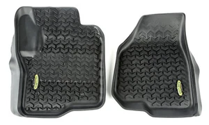 Fits Ford F250 2012.5-2017 Black Floor Liners Front 398290230 - Picture 1 of 1
