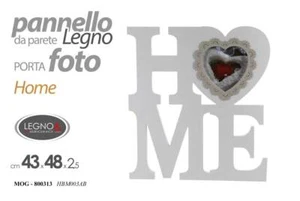 CORNICE PORTA FOTO 43*48*2,5 CM IN LEGNO HOME STILE MODERNO DA TAVOLO - Foto 1 di 1