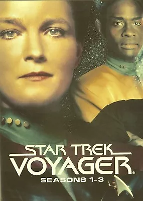 Star Trek Voyager Seasons 1-3 DVD 1995-97  19 Disc 51 hours View Only for 5 Min - Image 1 of 4