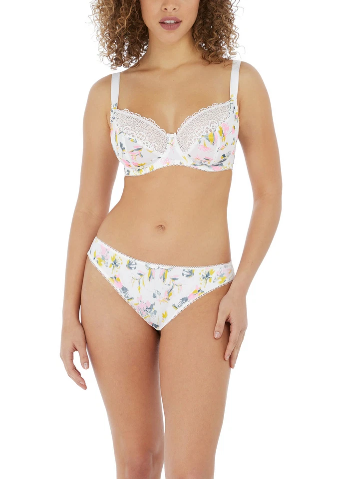 FREYA MEDLEY BLANCO CON AROS SUJETADOR Y CALZONCILLO BRASILEÑO CONJUNTO TALLA 30F/8F Foto 1 de 1