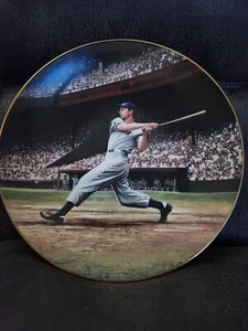 Joe DiMaggio Sammlerschild ""The Streak"" Bradford Exchange in OVP. - Bild 1 von 3
