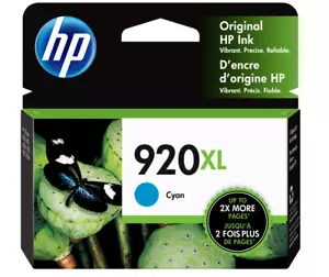 Original HP 920XL Alto Rendimiento Cian Officejet 6000 6500 7500A Exp Nov 2019 - Imagen 1 de 4