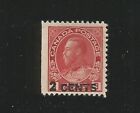 CANADA #139, MH-F: King George 5th--'Admiral' Provisional Issue