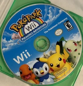 PokéPark Wii: Pikachu's Adventure (Nintendo Wii, 2010) - Solo disco - Probado - Imagen 1 de 2