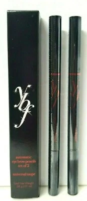 YBF Automatic Eyebrow pencils Set of 2 Universal Taupe 0.01 oz each Sealed NEW - Image 1 of 2