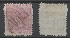 No: 123644 - NEW ZEALAND - A VERY OLD 2 PENCE STAMP - WRITTEN CANCEL!! - Picture 1 of 1