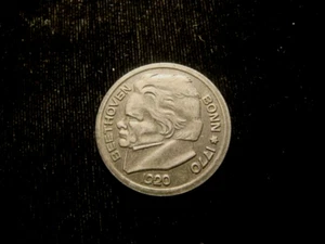 GERMANY. BONN. Post WWI issues. BEETHOVEN. IRON 25 PFENNIG 1920. - Picture 1 of 2