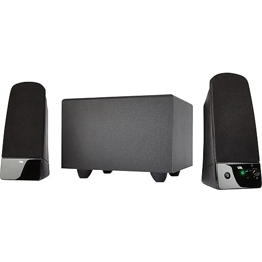 Cyber Acoustics CA-3051 2.1 Powered Speaker System with Subwoofer - 14 W - Image 1 of 1