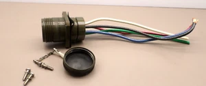 UECL 90555C32412S 5 Position 60A MIL Spec Circular Socket ( Female ) Connector - Picture 1 of 8
