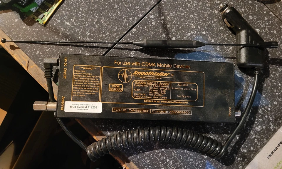 SmoothTalker BST800 Antenna Booster CDMA Mobile Devices w/ Power Supply - image 1 of 1
