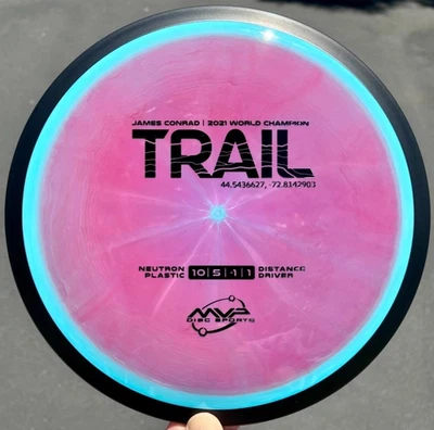 Axiom MVP Neutron Trail - Rare Transitional Color Swirl Conrad Line Disc Golf - Image 1 of 4