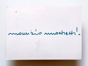 Maurizio Mochetti Locus Solus Genova 1982 Invito/Ephemera - Imagen 1 de 2