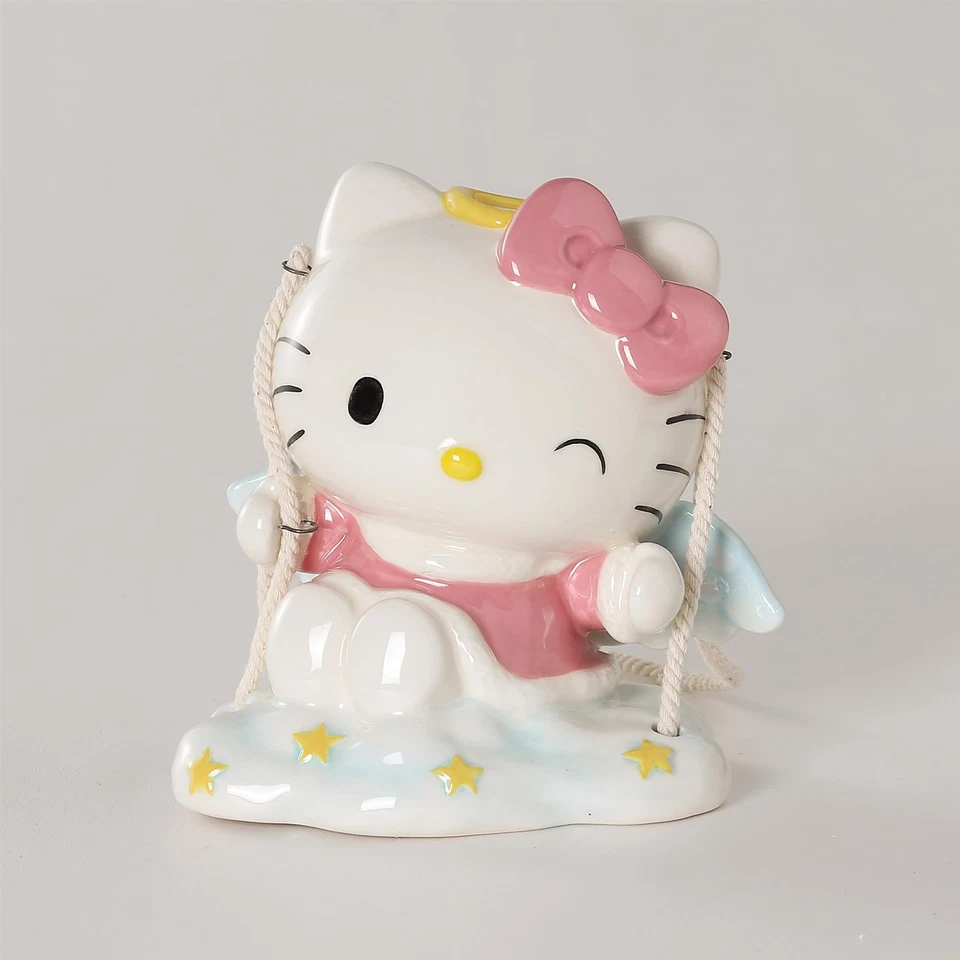 Hello Kitty Angel Garden Swinger, 5" L x 3.5" W x 5.25" H Created by - Image 1 of 1
