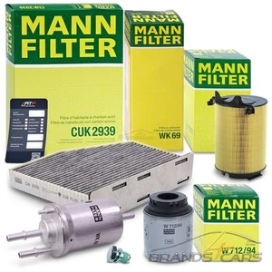MANN-FILTER INSPEKTIONSPAKET FILTERSATZ B FÜR VW GOLF 6 5K AJ 1.2 1.4 TSI AB 10 - Bild 1 von 12