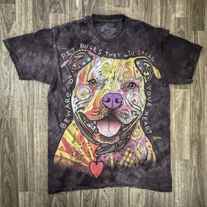 Camisa The Mountain Pit Bull Beware They Will Steal Your Heart M Tie Dye Tee - Imagen 1 de 7