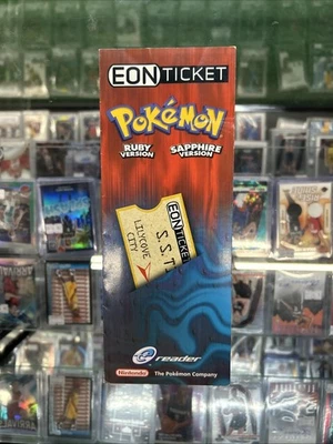Eon Ticket GBA GameBoy Pokemon Ruby & Sapphire E-Reader Authentic - Image 1 of 4