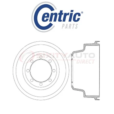 Centric C-TEK Brake Drum for 1967-1989 Ford F-350 3.9L 4.9L 5.0L 5.8L 5.9L um Foto 1 de 4