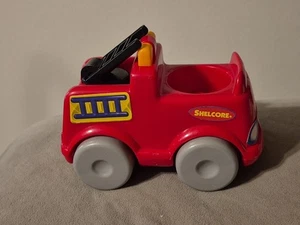 Shelcore 1989 Fire Ladder Truck Firetruck Toy Car Vehicle Pretend Play  - Picture 1 of 8