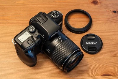 Minolta Maxxum 70 35mm SLR Film Camera w/ Lens - Image 1 of 4