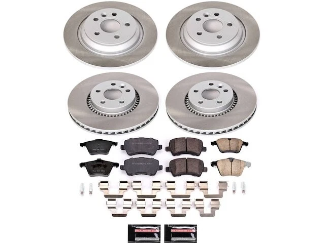 Kit de pastillas de freno y rotor delanteras y traseras para Volvo XC70 2009-2016 BP755DZ Foto 1 de 1