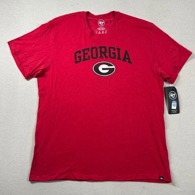 '47 UGA Camisa Para Hombres 2xl Universidad de Georgia Bulldogs NCAA Universidad Camiseta Básica Foto 1 de 4
