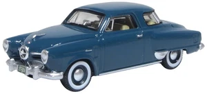 Oxford 1950 Studebaker Champion Starlight Coupe Aqua Green 1/87 HO diecast - Picture 1 of 2