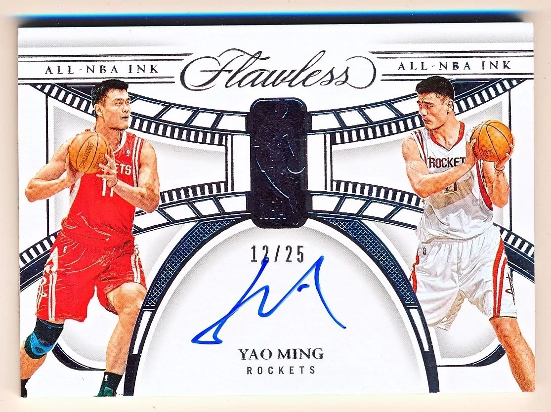 Panini Yao Ming Basketball Serial Numbered Sports Trading Cards