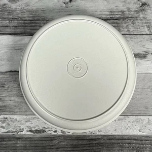 Vintage Tupperware 6" Durchmesser cremefarben (unbenutzt) runder Deckel Ersatz oder Ersatz - Bild 1 von 11