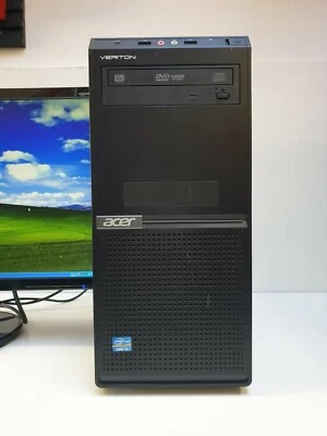 ACER Windows XP Gamer PC Computer 500GB i3 3,40GHz 4GB DVD-RW HD RS 232 COM - Bild 1 von 4