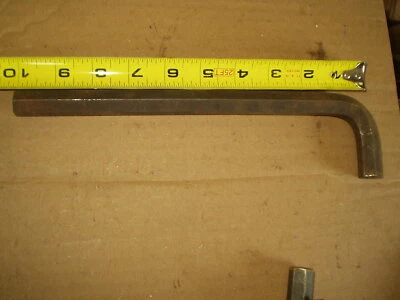 5/8" ALLEN  WRENCH 10-1/2" LONG ARM  6 SIDED FREE SHIPPING Used - Image 1 of 2
