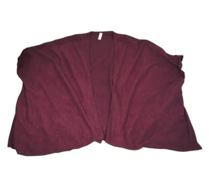 Activ8 Damen Oberbekleidung burgunderfarbener Cardigan Pullover Damen Reisen lose offen Einheitsgröße - Bild 1 von 4