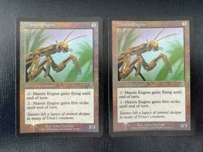 MTG 2X FOIL URZA'S DESTINY MANTIS ENGINE EX+ MAGIC THE GATHERING ARTIFACT CARD - Image 1 of 4
