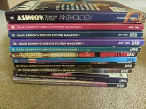 Isaac Asimov’s Science Fiction Magazine April 1982 - mid-December 1982 Lot 11 #1 - Picture 1 of 5