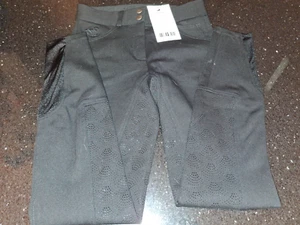 Black Smartpak Piper Knit Mid-Rise 2.0 Breeches Full Seat New With Tags Size 24R - Picture 1 of 3