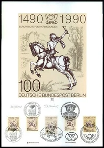 KUNST-EDITION 1990 BERLIN 860 500 JAHRE POST ALBRECHT DÜRER - AUFLAGE NUR 1.000! - Picture 1 of 3