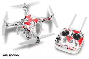 Dji Phantom 3 Drone Avvolgere RC Quadricoptero Decalcomania Su Pelle, Accessorio - Picture 1 of 1