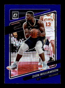 2021 Donruss Optic #95 Zion Williamson    New Orleans Pelicans   Basketball - Picture 1 of 2